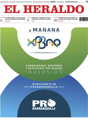 Cover of El Heraldo (Colombia)