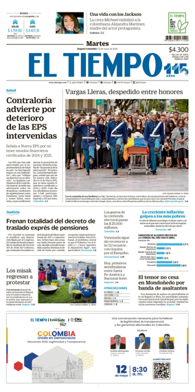 Cover of El Tiempo (Bogota)