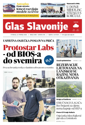 Cover of Glas Slavonije