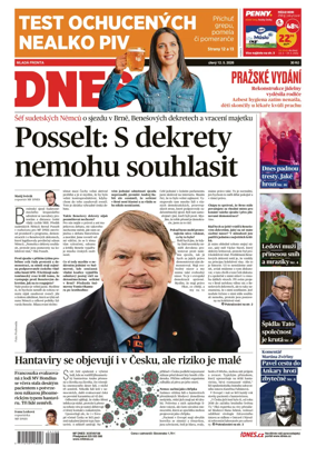 Cover of Dnes Prague Edition