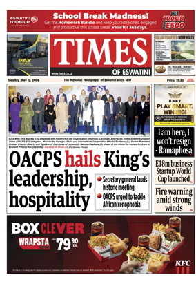 Cover of Times of Eswatini
