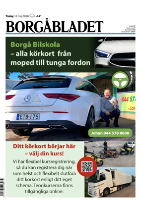 Cover of Borgabladet