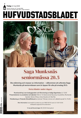 Cover of Hufvudstadsbladet