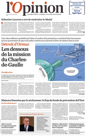 Cover of L'Opinion