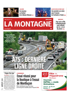 Cover of La Montagne (Montlucon)