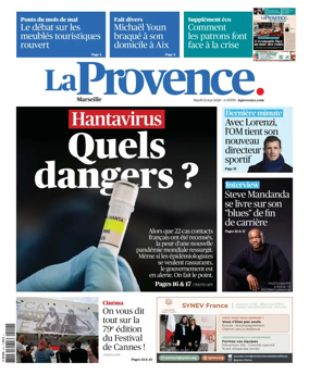 Cover of La Provence Marseille