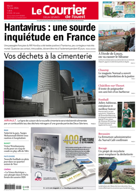 Cover of Le Courrier de l’Ouest (Deux-Sevres)