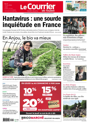 Cover of Le Courrier de l’Ouest (Nord Anjou)