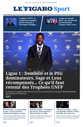Cover of Le Figaro Sport
