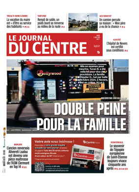 Cover of Le Journal du Centre