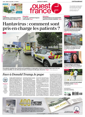 Cover of Ouest France (Chateaubriant)