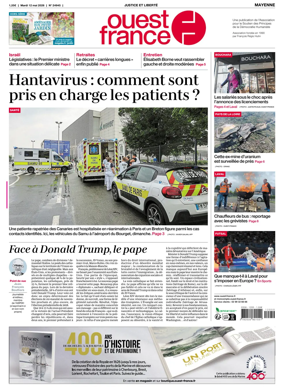 Cover of Ouest France (Mayenne)