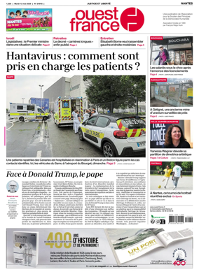 Cover of Ouest France (Nantes)