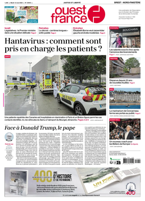 Cover of Ouest France (Nord-Finistere)