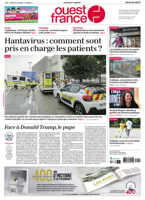 Cover of Ouest France (Pornic / Pays de Retz)