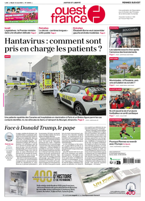 Cover of Ouest-France (Rennes Sud-Est)