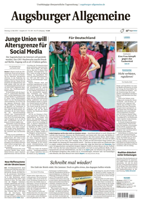 Cover of Augsburger Allgemeine (Ausgabe Stadt)