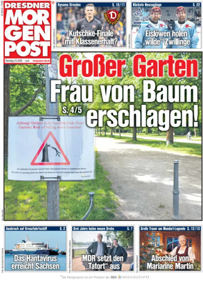 Cover of Dresdner Morgenpost