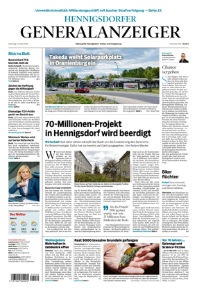 Cover of Hennigsdorfer Generalanzeiger