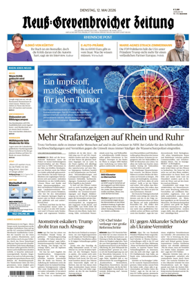 Cover of Neuss-Grevenbroicher Zeitung Neuss