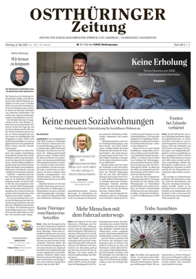 Cover of Ostthuringer Zeitung (Posneck)