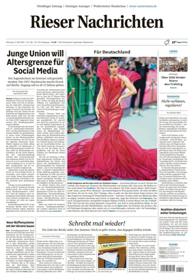 Cover of Rieser Nachrichten