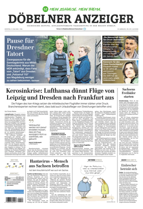 Cover of Sachsische Zeitung (Dobeln)