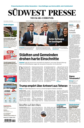 Cover of SUDWEST PRESSE - Neckar-Chronik