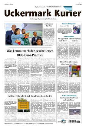 Cover of Templiner Zeitung
