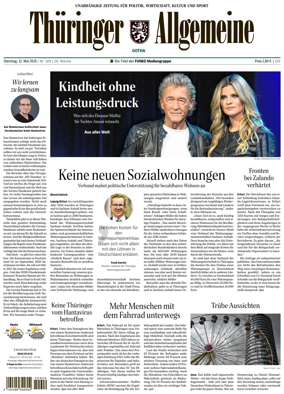 Cover of Thuringer Allgemeine (Gotha)