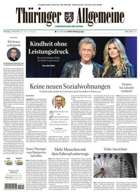 Cover of Thuringer Allgemeine (Sonderhausen und Artern)