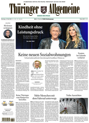 Cover of Thuringer Allgemeine (Weimar)