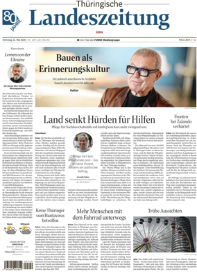 Cover of Thuringische Landeszeitung (Gera)