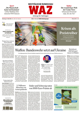 Cover of Westdeutsche Allgemeine Zeitung (Hattingen)