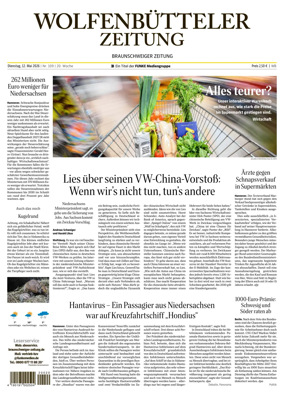 Cover of Wolfenbutteler Zeitung
