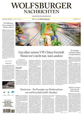 Cover of Wolfsburger Nachrichten (Helmstedt)