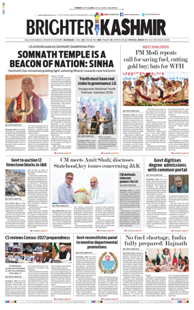 Cover of Brighter Kashmir