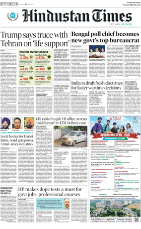 Cover of Hindustan Times (Bathinda)
