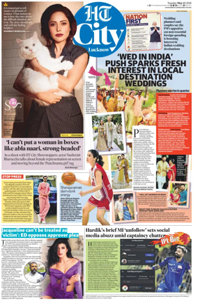 Cover of Hindustan Times (Lucknow) - Live
