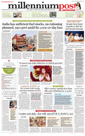 Cover of Millennium Post