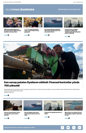 Cover of Euronews Business (Turkish) Compiled Editions