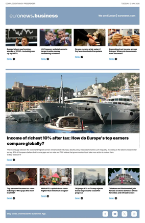Cover of Euronews Business