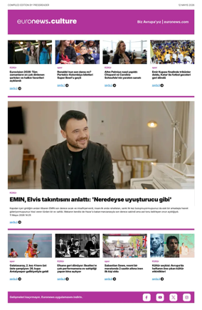 Cover of Euronews Culture and Sport (Turkish) Compiled Edition