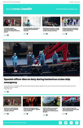 Cover of Euronews Health (English) Compiled Edition