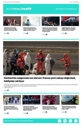Cover of Euronews Health (Turkish) Compiled Edition