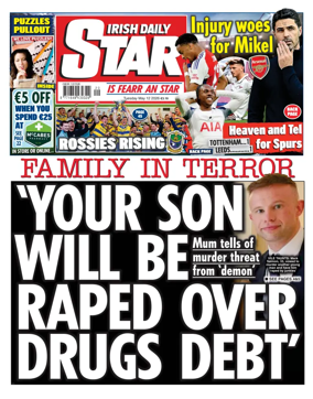Cover of Irish Daily Star