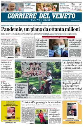 Cover of Corriere del Veneto (Padova e Rovigo)