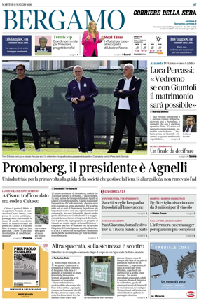 Cover of Corriere della Sera (Bergamo)