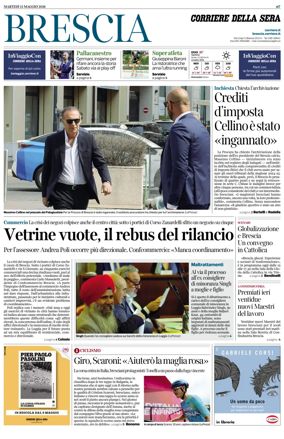 Cover of Corriere della Sera (Brescia)