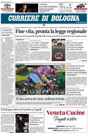 Cover of Corriere di Bologna